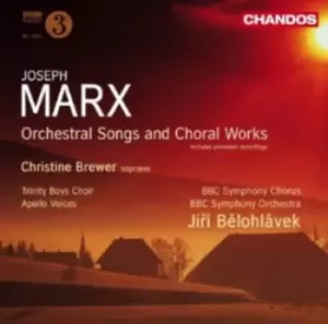 Image of Joseph Marx - Joseph Marx: Orchestral Songs and Choral Works CD Album - Used