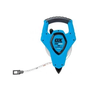 Image of Ox Pro Open Reel Tape Measure 30 Metre 100ft
