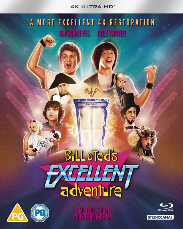 Image of Bill & Ted's Excellent Adventure Bluray 5055201845696