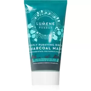 Image of Lumene PUHDAS Deeply Purifying Cleansing Detoxifying Activated Carbon Mask for Oily and Combination Skin 75ml
