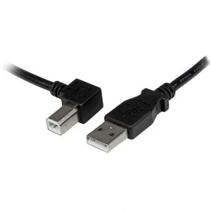 Image of StarTech 3m USB 2.0 A to Left Angle B Cable MM