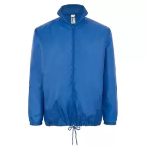 Image of SOLS Unisex Shift Showerproof Windbreaker Jacket (M) (Royal Blue)