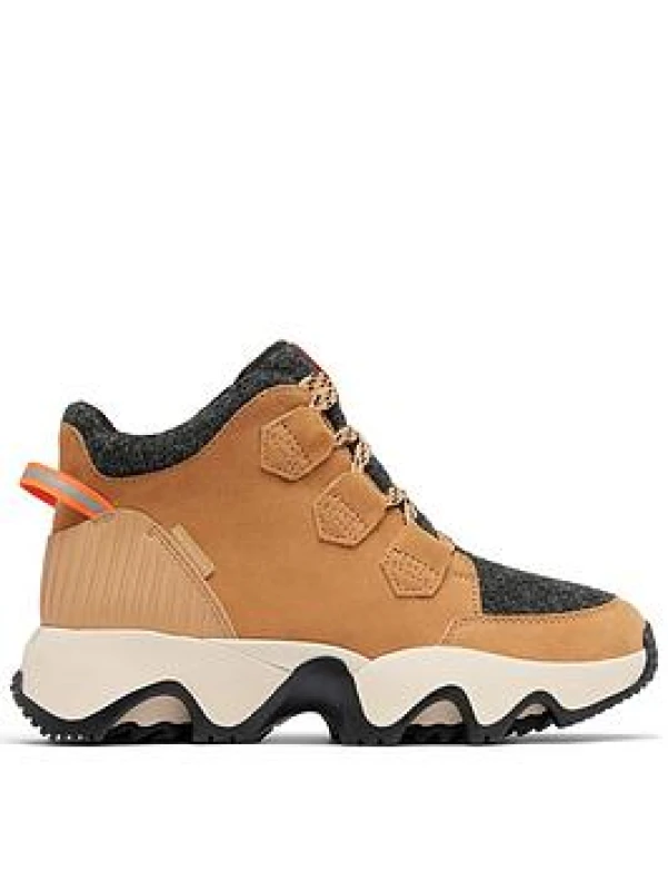 Image of Sorel Womens Kinetic Impact Caribou Plus WP Waterproof Ankle Boots Tan Tawny - UK 7 Brown female ES3816TBB7