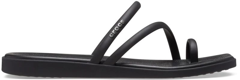 Image of Crocs Women Miami Toe Loop Sandals Black 3