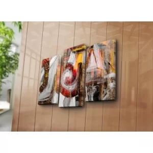 Image of 3PATK-92 Multicolor Decorative Canvas Painting (3 Pieces)