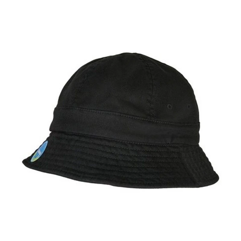 Image of Yupoong Mens Flexfit Washing No Top Tennis Bucket Hat in Black Male One Size
