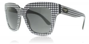 Image of Dolce & Gabbana DG4286 Sunglasses Black / Print Pied De Poule 307987 51mm