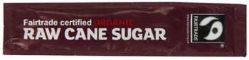 Image of Equal Exchange Organic Fairtrade Raw Cane Sugar Sticks 1000sticks