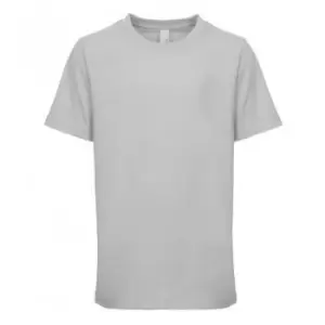 Image of Next Level Childrens/Kids Short-Sleeved T-Shirt (M) (Light Grey)