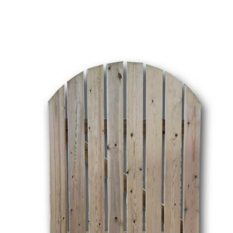 Image of Churnet Valley Garden Furniture Ltd Slatted Picket Gate - Timber - L4 X W90 X H100 Cm - Fully Assembled