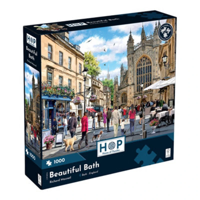 Image of The House of Puzzles Beautiful Bath 1000 Piece Jigsaw Puzzle