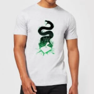 Image of Harry Potter Basilisk Silhouette Mens T-Shirt - Grey - L