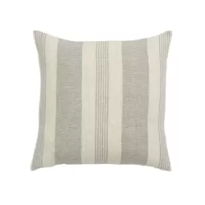 Image of Simply Organic Stripe Cushion Taupe