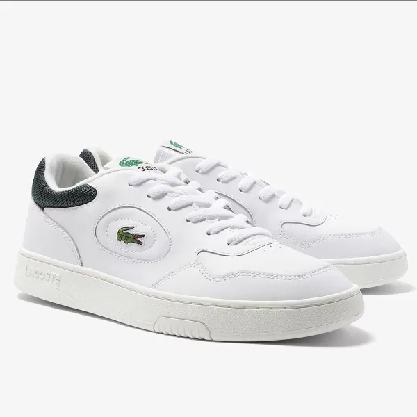 Image of Lacoste Court Sneakers, White / Dark Green