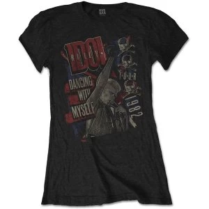 Image of Billy Idol - Dancing with Myself Womens Medium T-Shirt - Black