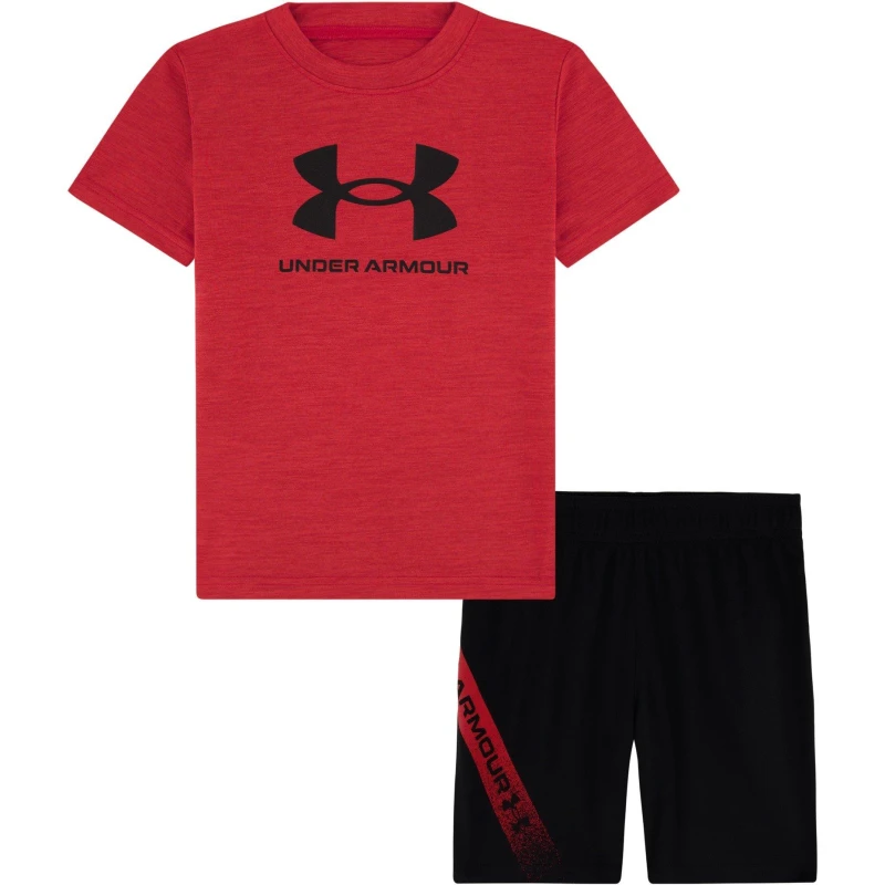 Image of Under Armour Kids Pack Tech T-Shirt Red male 3 - 4 Years