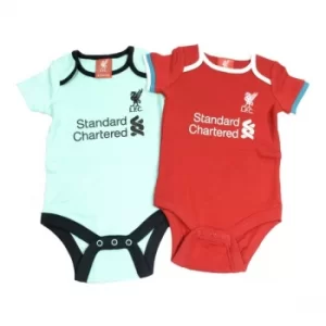 Image of 9-12 Months Liverpool Two Pack Body Suits 2020 21