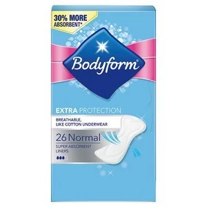 Image of Bodyform Extra Protection Panty Liner Normal