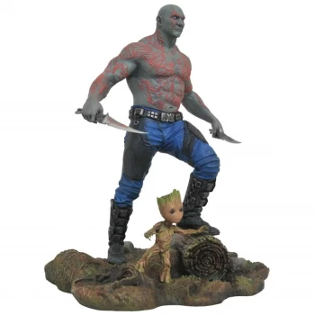 Image of Diamond Select Marvel Gallery Guardians of the Galaxy Vol. 2 PVC Figure - Drax & Baby Groot