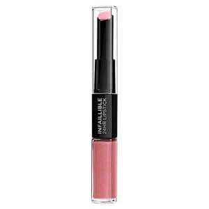 Image of LOreal Paris Infallible 24HR 2 Step Lip Timeless Rose 110, Timeless Rose