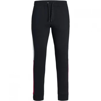 Image of Jack and Jones Colour Block Logo Sweat Pants - Navy Blazer