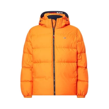 Image of Tommy Jeans Padded Down Jacket - Orange SEF