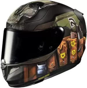 Image of HJC RPHA 11 Ghost Call Of Duty Helmet, black-green, Size S, black-green, Size S