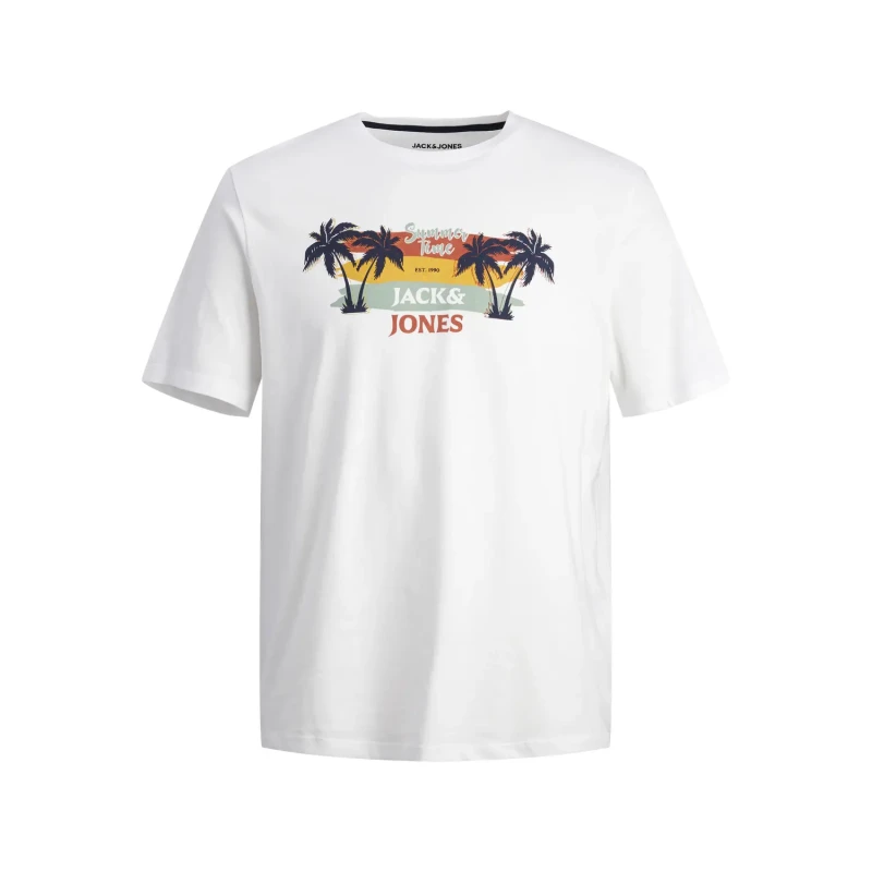 Image of jack & jones T-Shirt round neck child Jack & Jones Summer SMU Vibe Blanc Male 12 ans