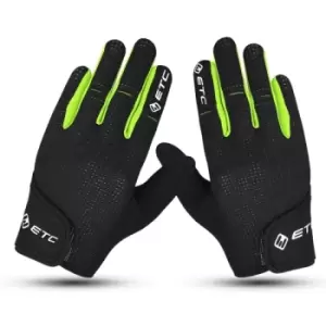 Image of ETC Peak Junior MTB Glove Black Yellow Medium