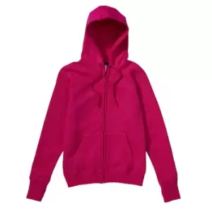 Image of SG Mens Full Zip Urban Hooded Sweatshirt / Hoodie (M) (Dark Pink)