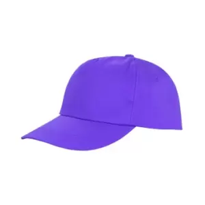 Image of Result Unisex Core Houston 5 Panel Printers Baseball Cap (One Size) (Purple)