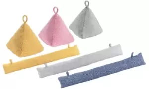 Image of Nicola Spring Door Cushion: One Door Stop/Natural