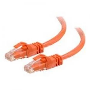 Image of C2G 2m Cat6 550 MHz Snagless Patch Cable - Orange