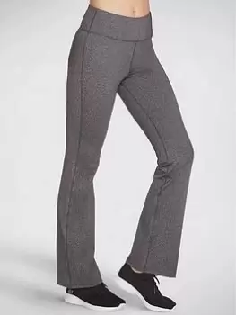 Image of Skechers Go Walk Evolution Flared Trousers - Charcoal , Charcoal Size M Women
