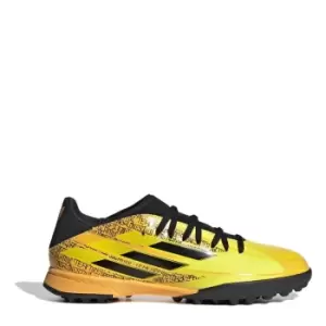 Image of adidas X Messi .3 Junior Astro Turf Trainers - Gold
