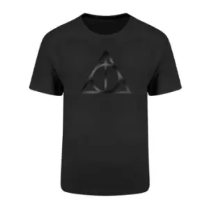 Image of Harry Potter - Deathly Hallows Black On Black Medium