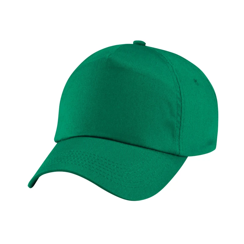 Image of Beechfield Original 5 Panel Cap in Green Green Unisex One Size