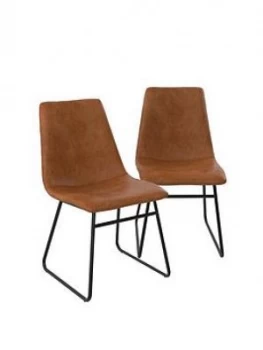 Image of Pair Of Bowden Dining Chairs
