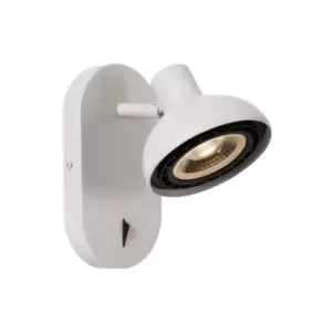 Image of Lucide Sensas Wall Spotlight - White