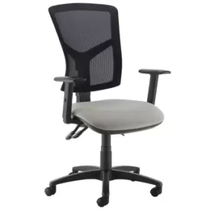 Image of Dams MTO Senza High Mesh Back Operator Chair with Adjustable Arms - Tarot Purple