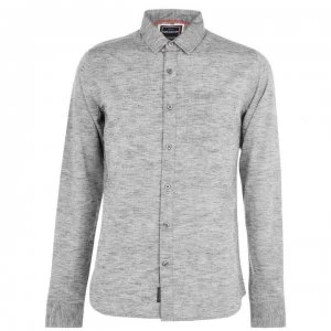 Image of SoulCal Marl Long Sleeve Shirt Mens - Grey