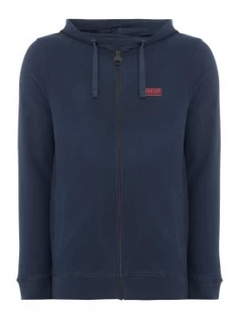 Image of Mens Barbour International Essential Hoodie Blue