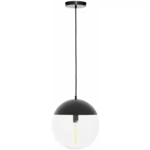 Image of Premier Housewares - Revive Black Finish Pendant Light