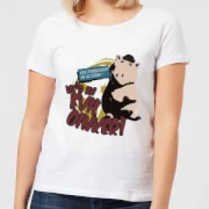 Image of Toy Story Evil Oinker Womens T-Shirt - White - M