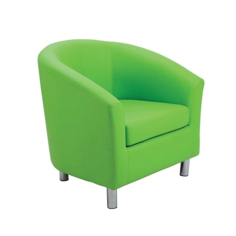 Image of Jemini Tub Polyurethane Armchair Lime KF70354