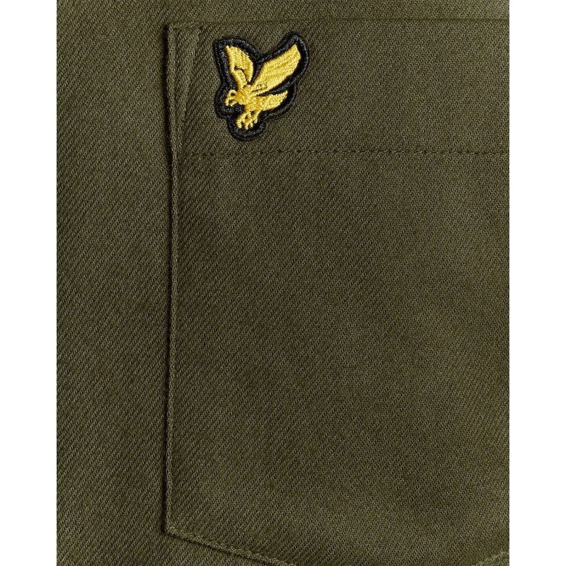 Image of Lyle and Scott Mens Flannel Long Sleeve Shirt Deep Depths male M