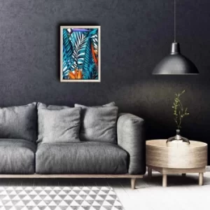 Image of KCT-048 Multicolor Decorative Framed MDF Painting