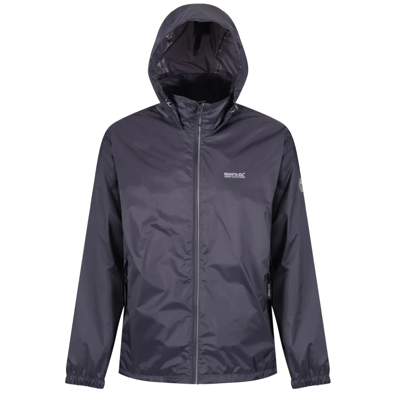 Image of Regatta Regatta Men 'Lyle IV' Waterproof Packaway Jacket in Grey Size: Medium Grey M Male 5051522807412