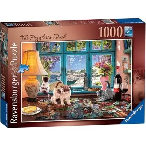 Image of The Puzzler's Desk Jigsaw Puzzle - 1000 Pieces