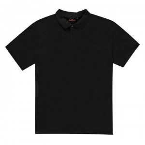Image of Pierre Cardin XL Plain Polo Shirt Mens - Black